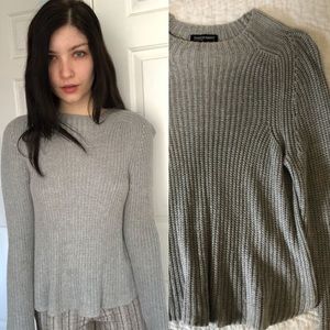 American Apparel Grey Knit Sweater